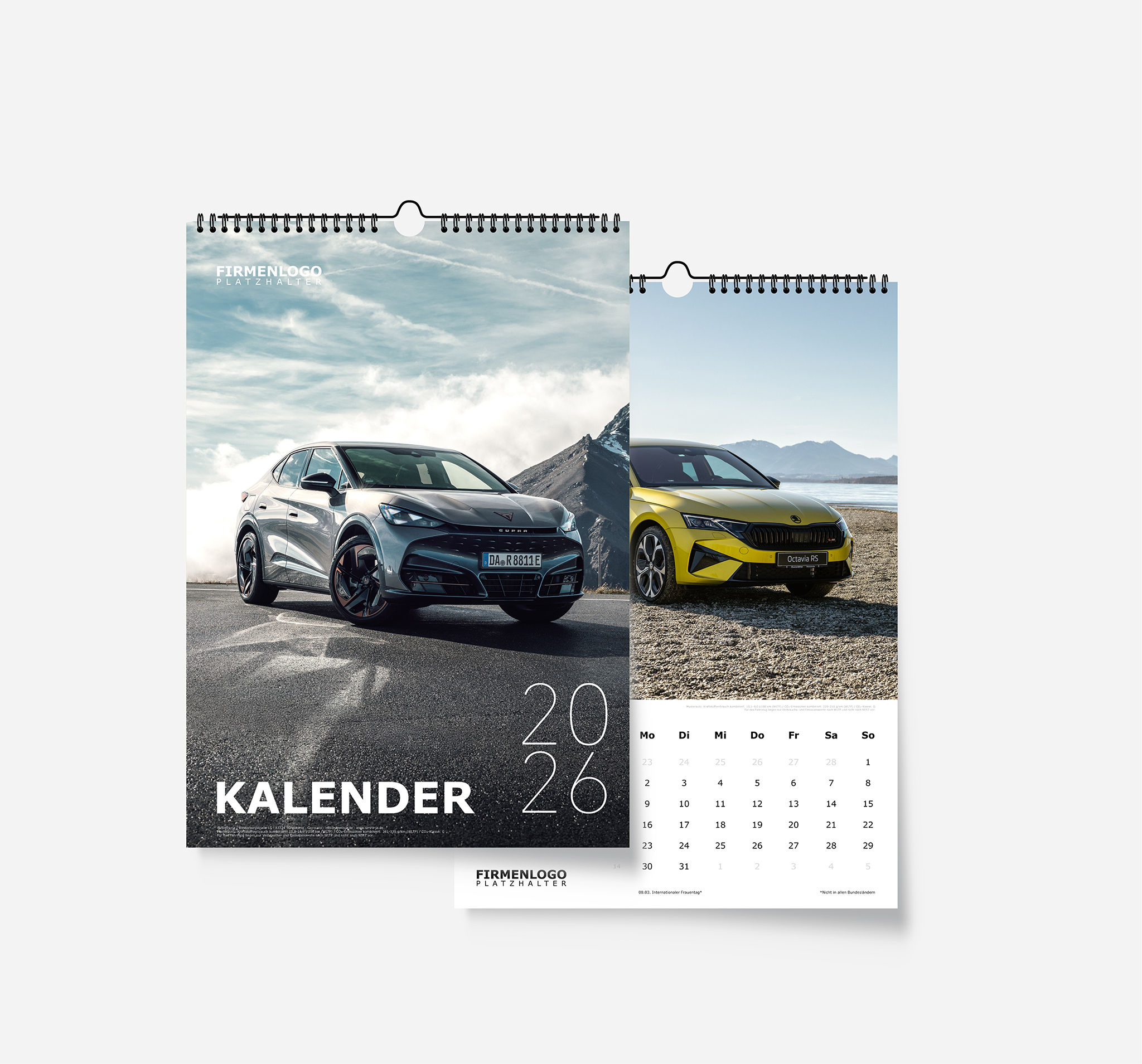 Cupra Covermotiv bei Wandkalender 2026