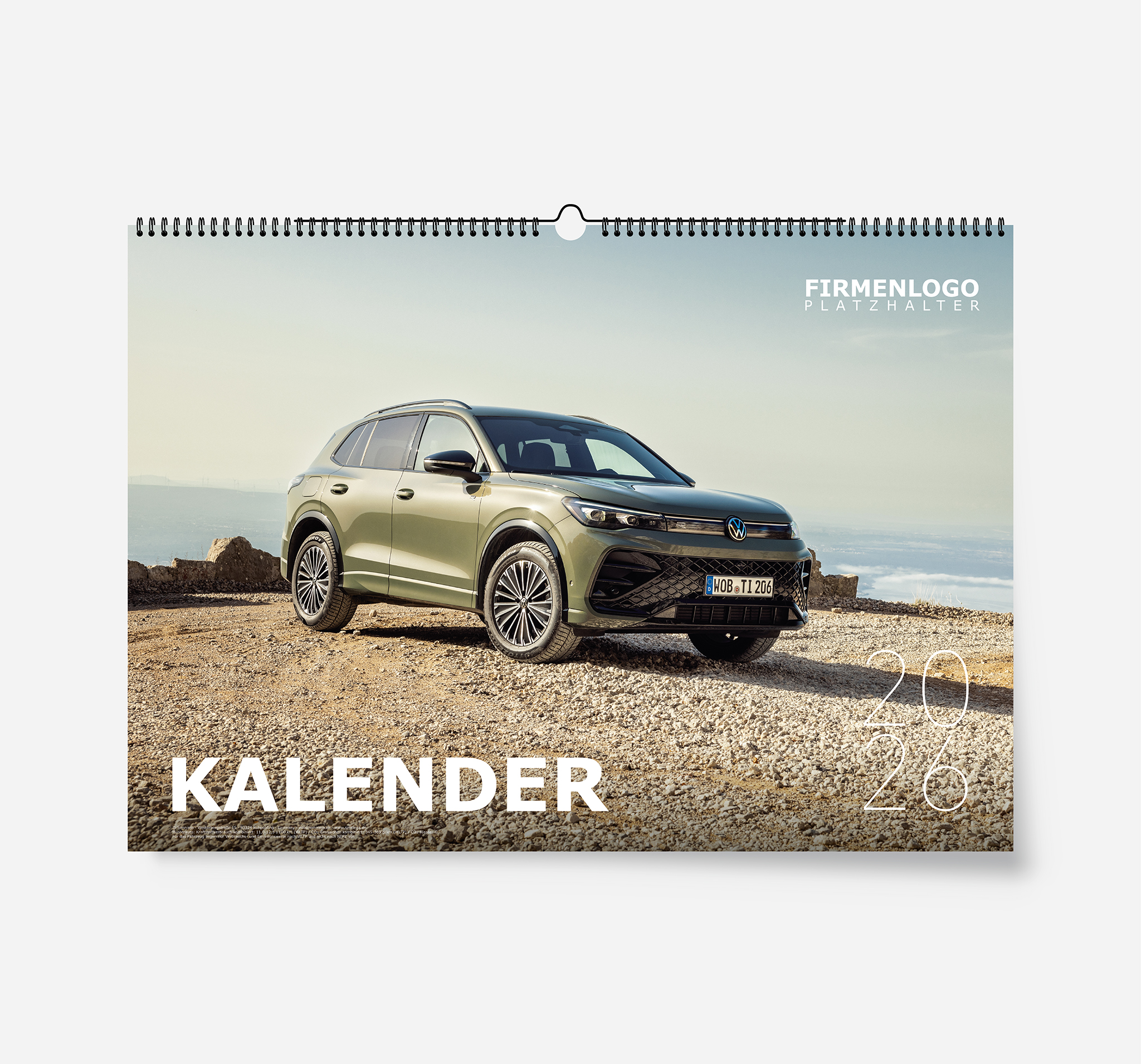 Wandkalender 2026 mit VW Motiven